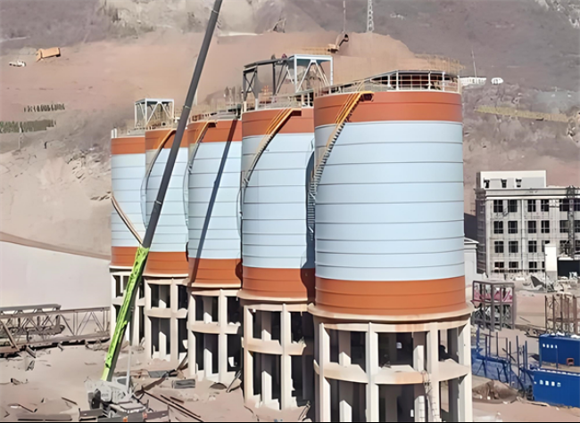 上城高架钢板仓